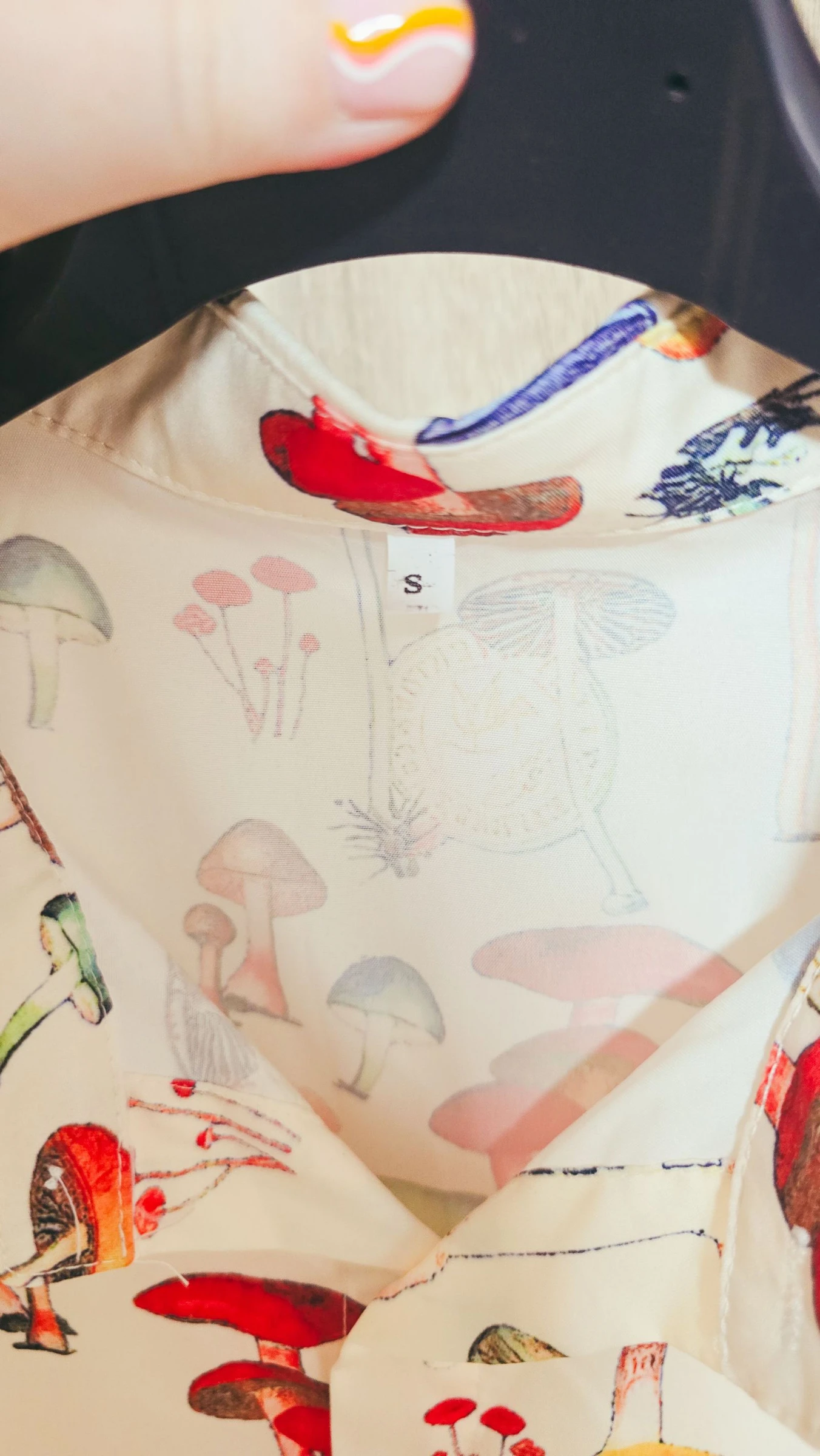 Chemise à motifs champignons | Manches courtes | Taille S – photo 7